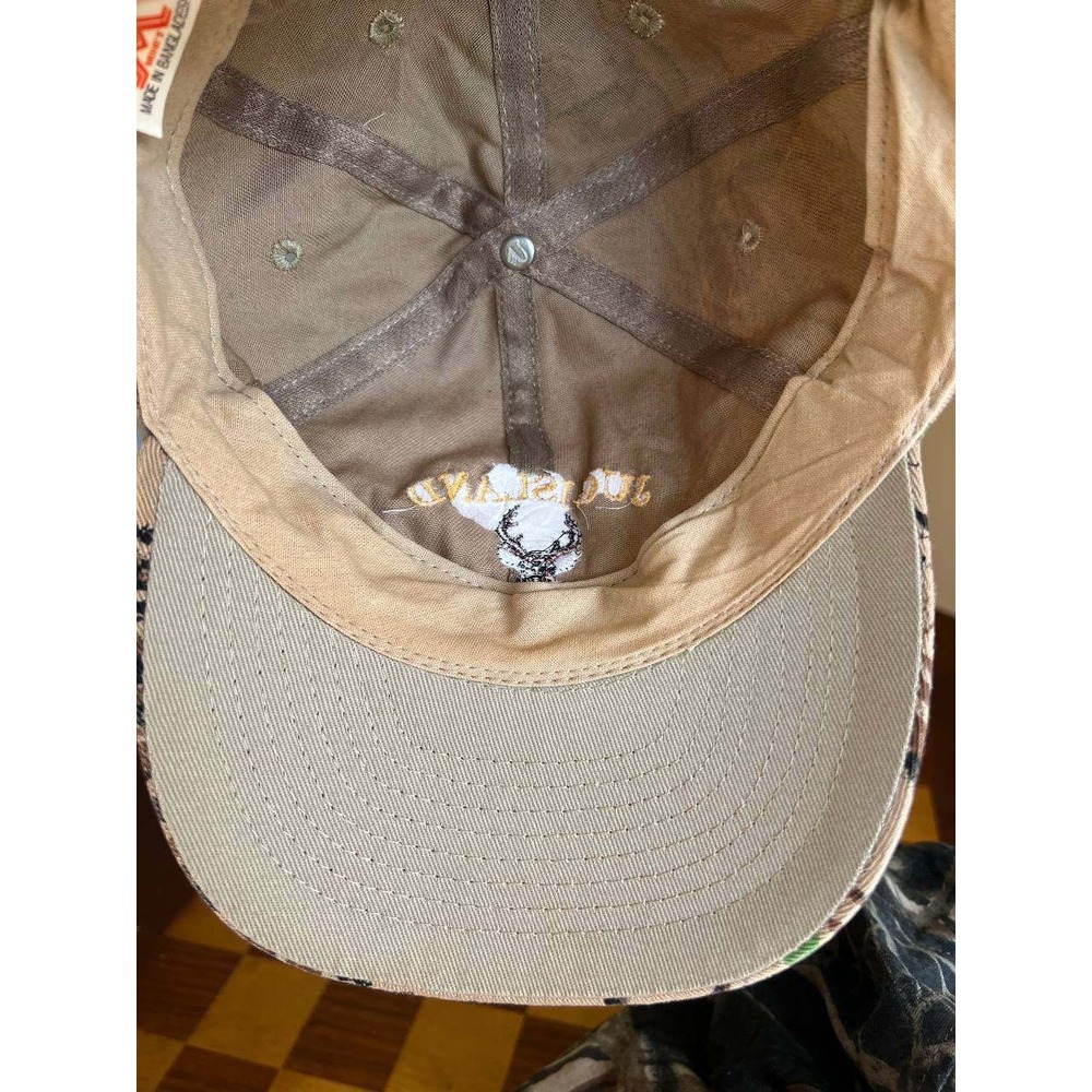 Vintage Jug Island Hunting Club Camo Snapback Hat Tiger Stripe Deer Buck - Picture 5 of 5